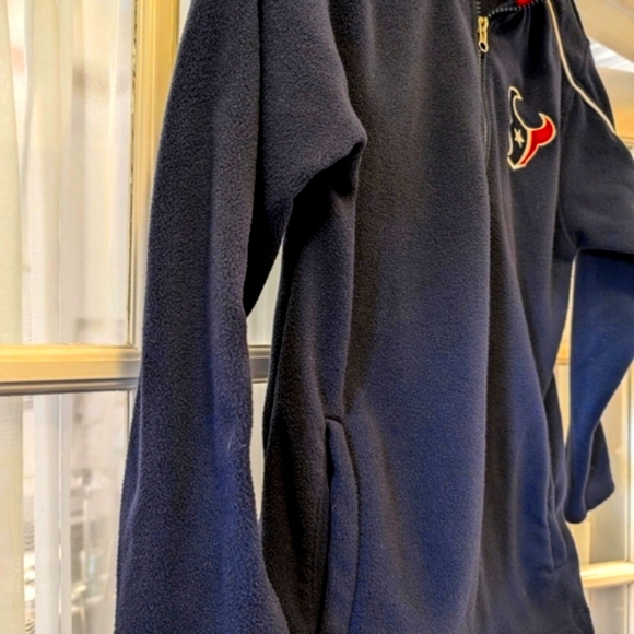 NFL Houston Texans Matrix 1/4 Zip Pullover Fleece Top Youth - Picture 6 of 10